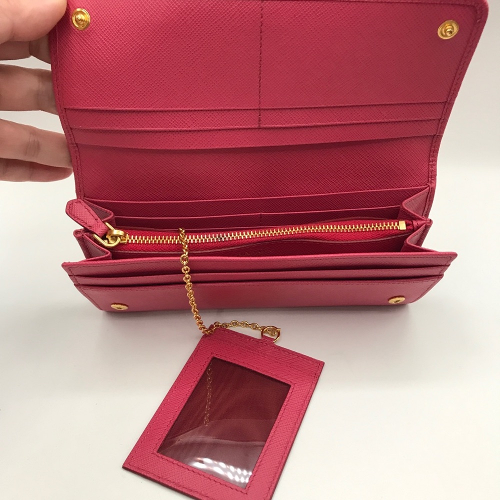 Authentic Prada Saffiano Ribbon Wallet - Picture 5 of 13